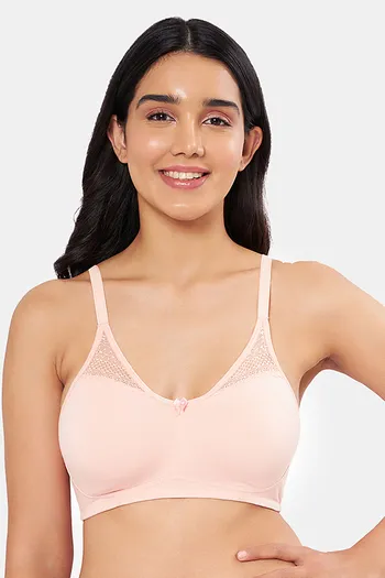Buy Amante Double Layered Non Wired Full Coverage T-Shirt Bra - Impatiens Pink